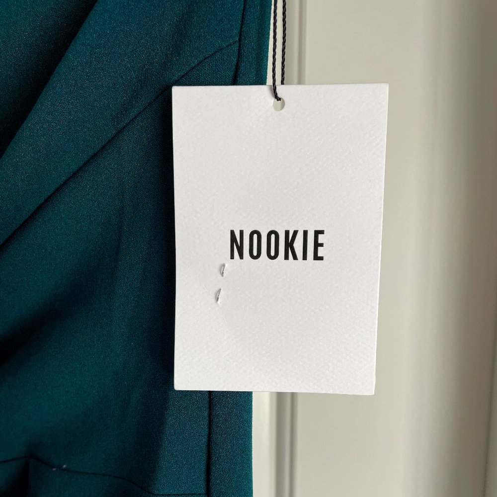 Nookie, Lust One-Shoulder Gown (Teal)